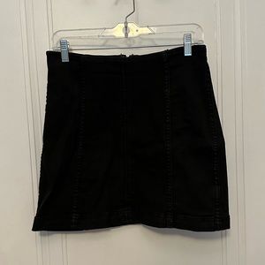 Free people modern femme denim skirt